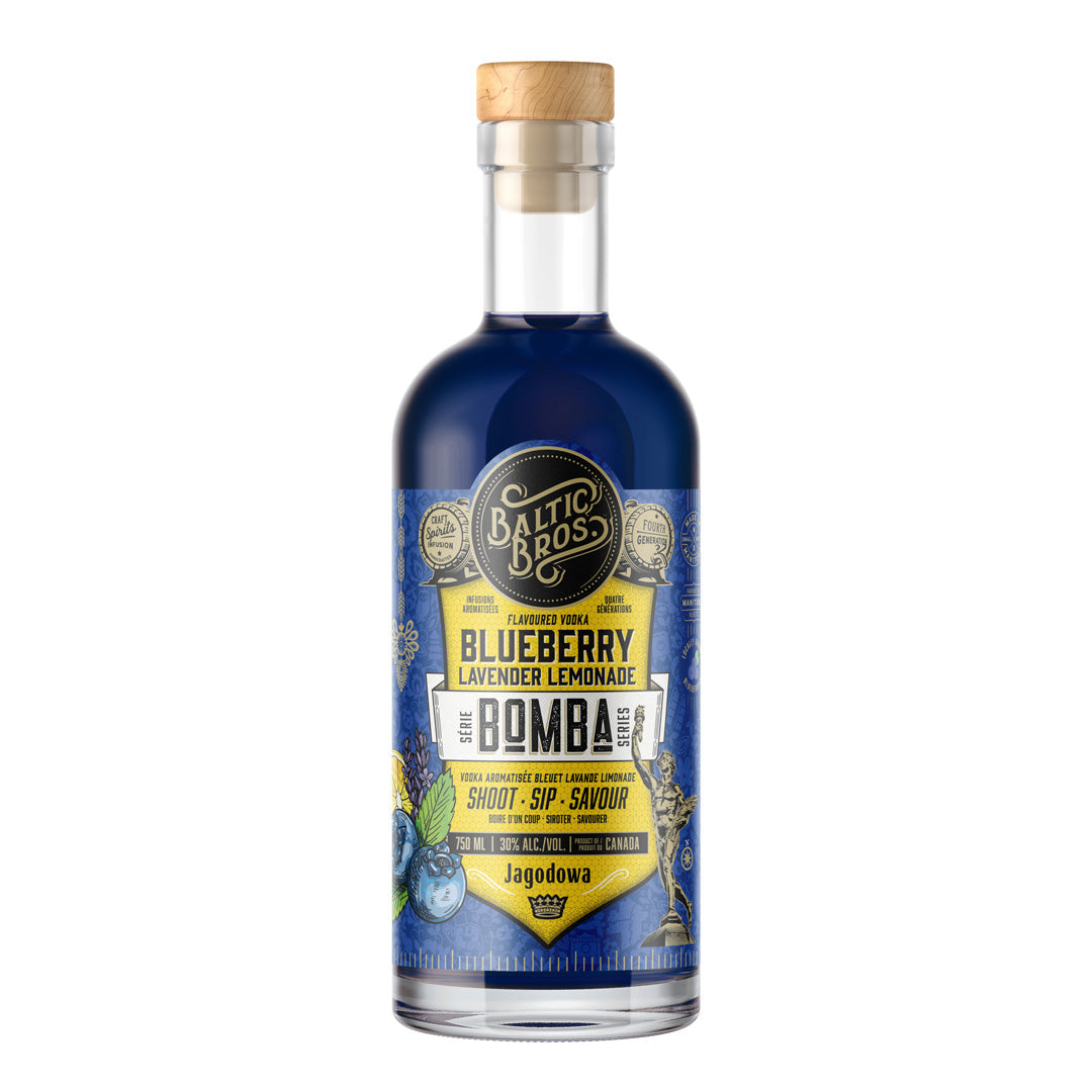 BALTIC BROS Blueberry Lavender Lemonade BOMBA Vodka 750mL – Baltic