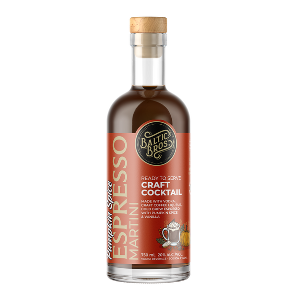 BALTIC BROS Pumpkin Spice Espresso Martini Craft Cocktail 750mL