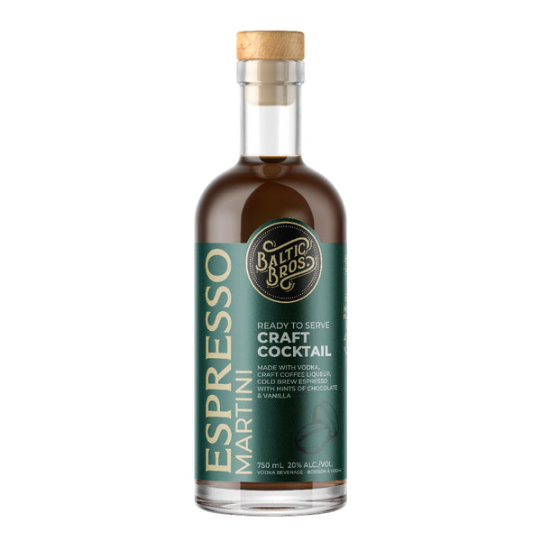 BALTIC BROS Espresso Martini Craft Cocktail 750mL