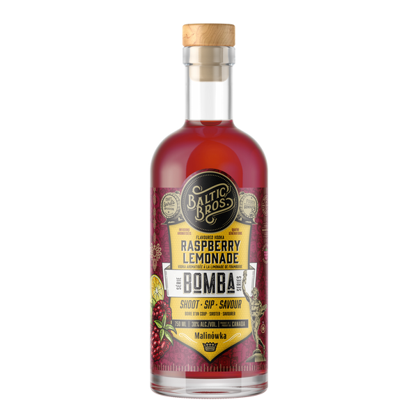 BALTIC BROS Raspberry Lemonade BOMBA Vodka 750mL