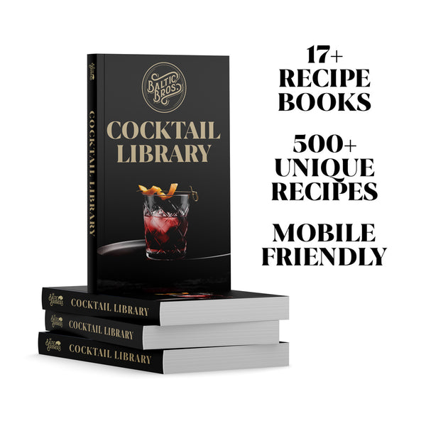 Baltic Bros Cocktail Library - 17+ EBooks, Over 500 Cocktail Recipes