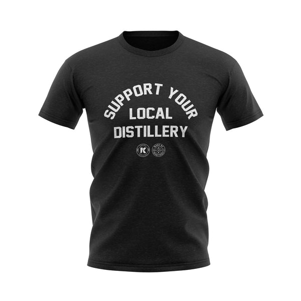 Support Your Local Tee - Heather Black (Unisex)